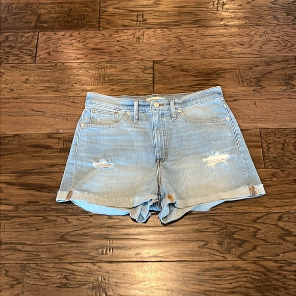 Madewell High Rise Denim Shorts Size 29 - Picture 1 of 16